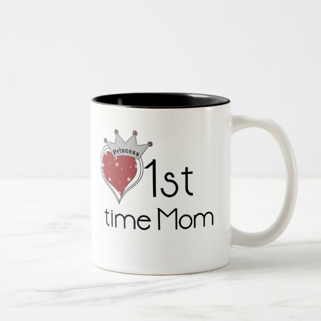 Princess 1st Time Mum Two-Tone Coffee Mug (Right)