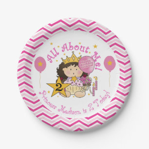 Princess 2nd Happy Birthday Paper Plates
