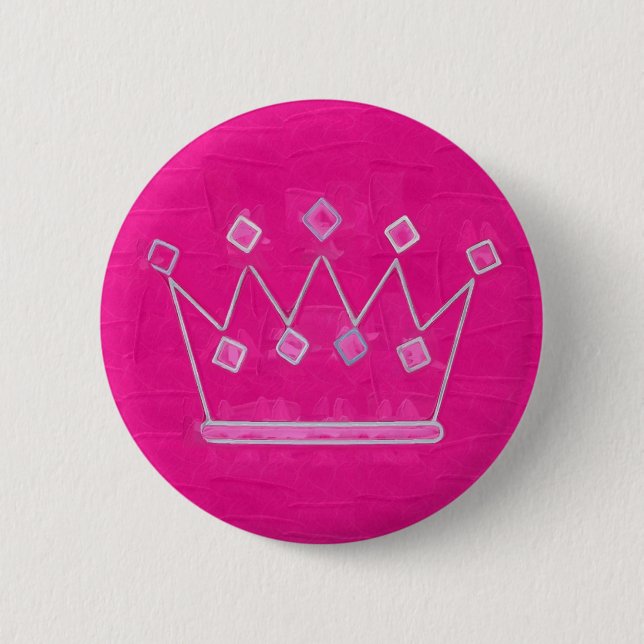 princess 6 cm round badge (Front)