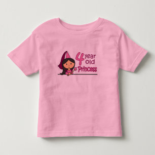 Princess Age 4 Toddler T-Shirt
