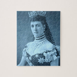 Princess Alexandra of Denmark in blue Jigsaw Puzzle