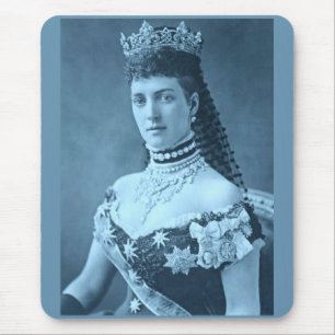 Princess Alexandra of Denmark in blue Mouse Mat