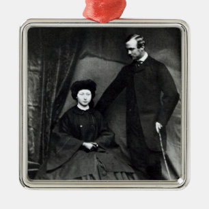Princess Alice and Prince Ludwig of Hesse, 1860 Metal Tree Decoration