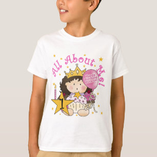 Princess All About Me 1st Birthday Tshirts
