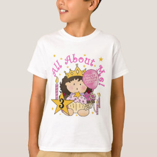 Princess All About Me 3rd Birthday Tshirts