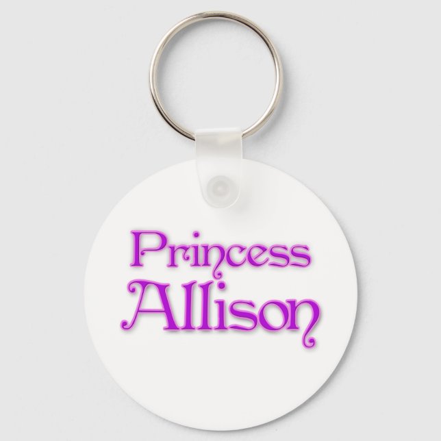 Princess Allison Key Ring (Front)