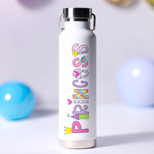 Princess Alphabet Colourful  Water Bottle