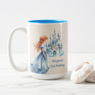 Princess and Castle Two-Tone Coffee Mug