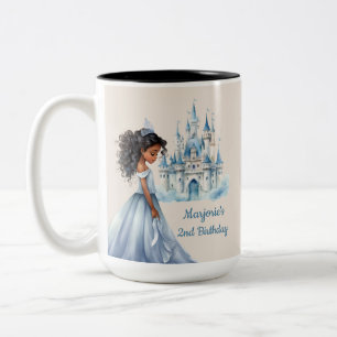 Princess and Castle Two-Tone Coffee Mug