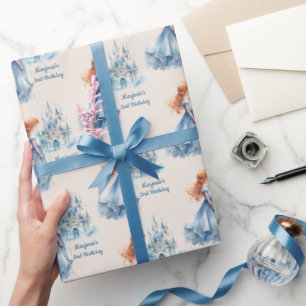 Princess and Castle Wrapping Paper