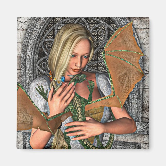 Princess and Dragon Magnet (Front)