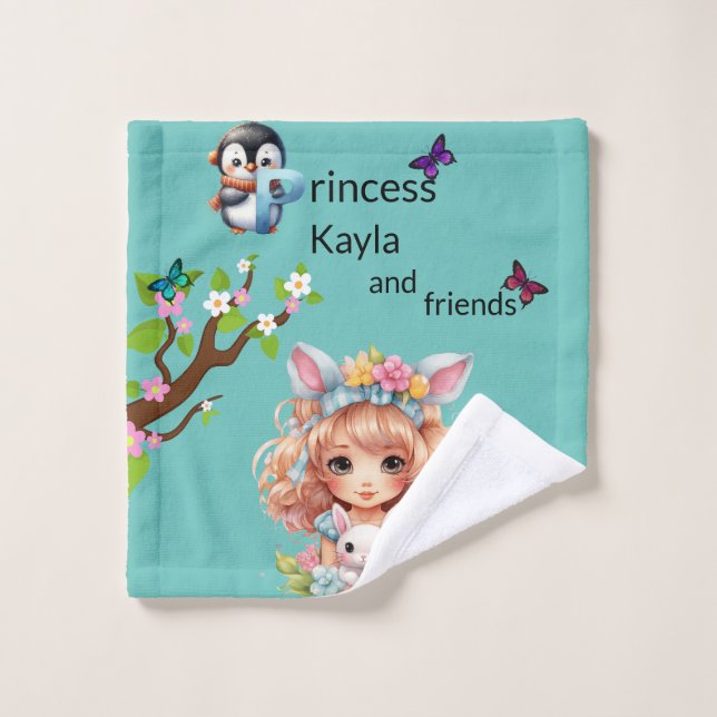 Princess and friends wash cloth (Wash Cloth)