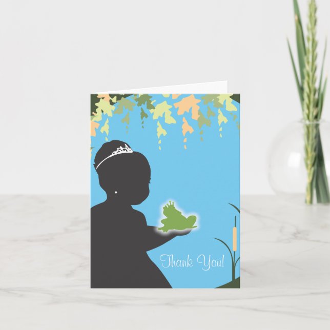 Princess and Frog - Thank You Card (Front)