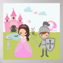 Princess and Knight decoration