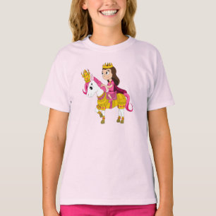 Princess and pony cartoon T-Shirt