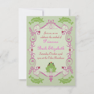 Princess and the Frog Invitation