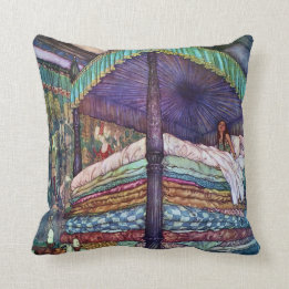 Princess and the Pea Edmund Dulac Fine Art Cushion