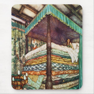 Princess and the Pea Fairy Tale Mouse Mat