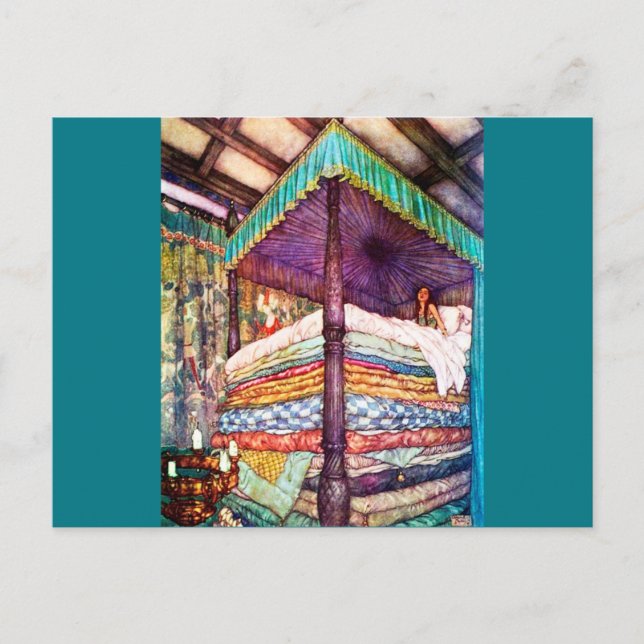 Princess and the Pea Postcard (Front)