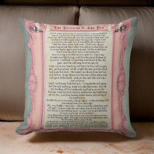 Princess and the Pea Story Pillow