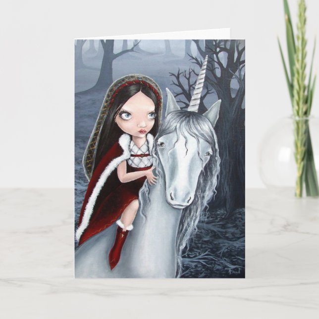 Princess and Unicorn Card (Front)