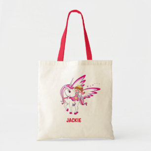 Princess and Unicorn Halloween Tote Bag