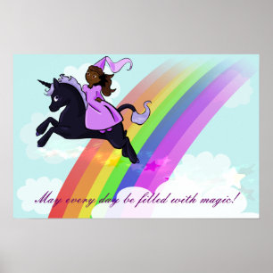 Princess and Unicorn Poster