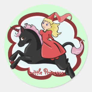 Princess and Unicorn Sticker
