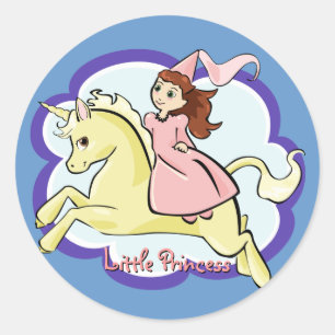 Princess and Unicorn Sticker