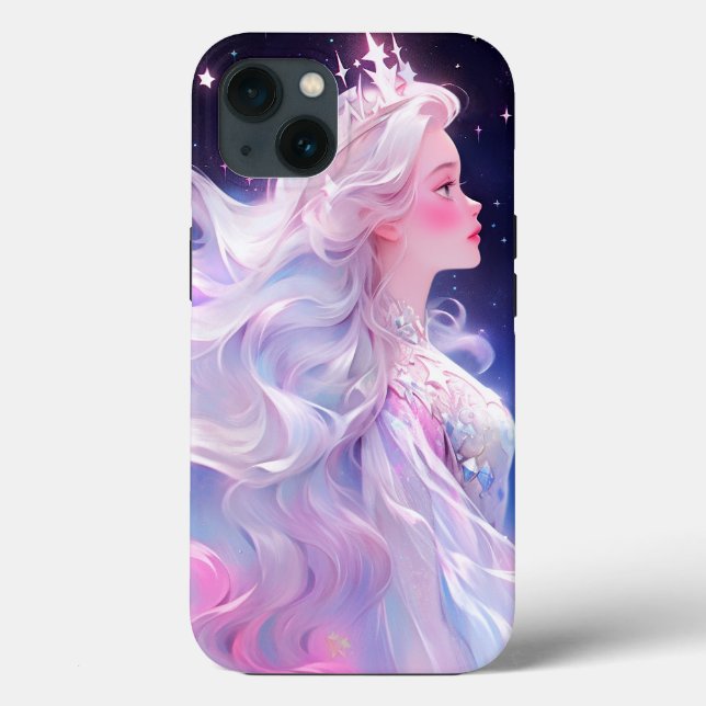 Princess Anime Girl Made Of Stars Case-Mate iPhone Case (Back)