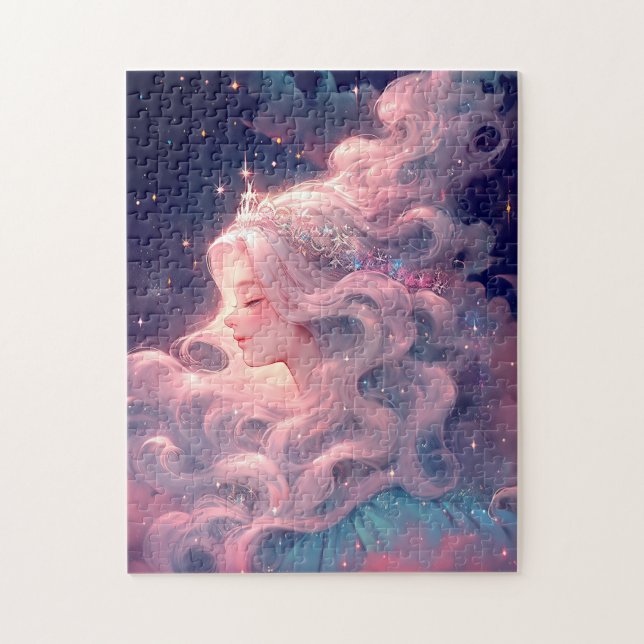 Princess Anime Girl Made Of Stars Jigsaw Puzzle (Vertical)