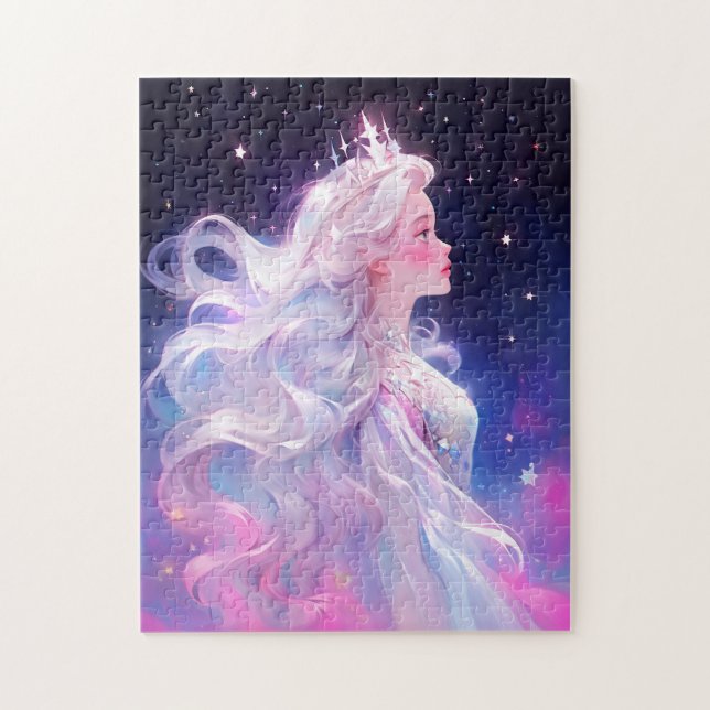 Princess Anime Girl Made Of Stars Jigsaw Puzzle (Vertical)