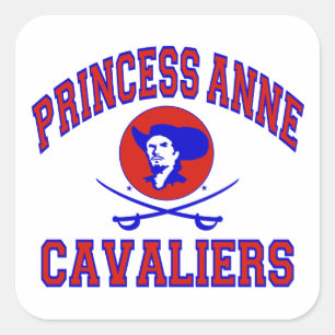 Princess Anne Cavaliers Square Sticker