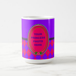 Princess Argyle Coffee Mug, Frame Mug