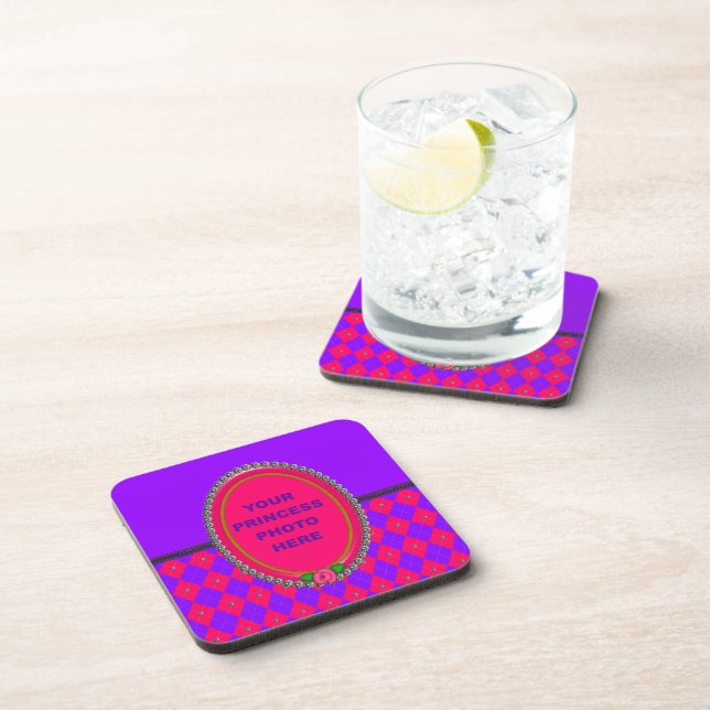 Princess Argyle Drink Coasters (Right Side)