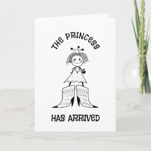Princess arrived holiday card