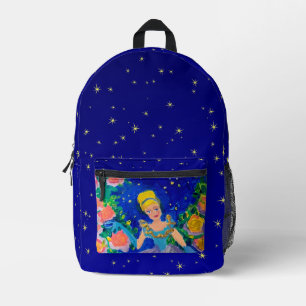 Princess "Art by Kids" Printed Backpack