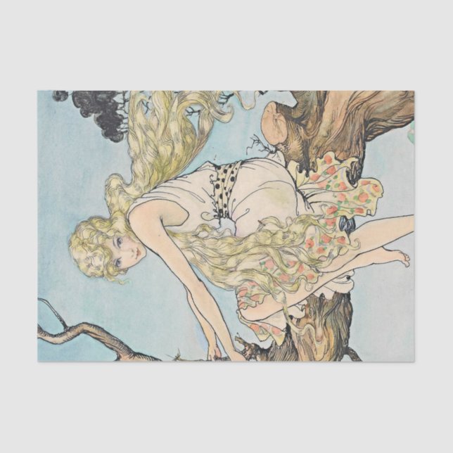 Princess Azulina by Florence Anderson Tissue Paper (Front)