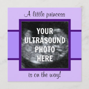 Princess Baby Customised Ultrasound Photo Template