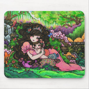 Princess Baby Fantasy Garden by Hannah Lynn Mouse Mat