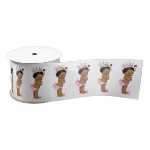 Princess Baby Shower Ethnic Princess Baby Girl Satin Ribbon