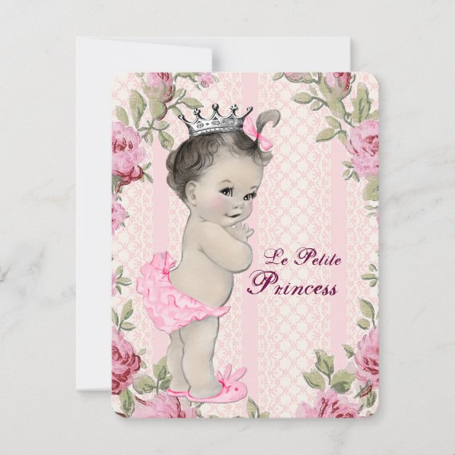 Princess Baby Shower Invitation (Front)