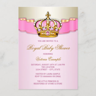 Princess Baby Shower Invitation