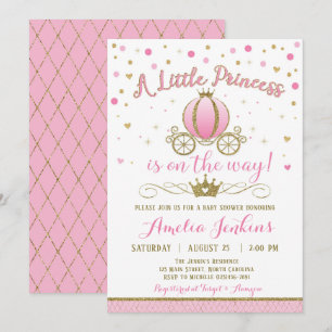 Princess Baby Shower Invitation
