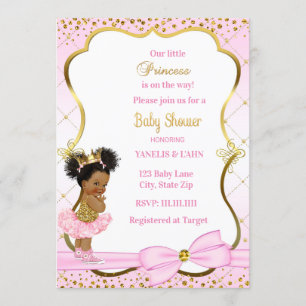 Princess Baby Shower invitation