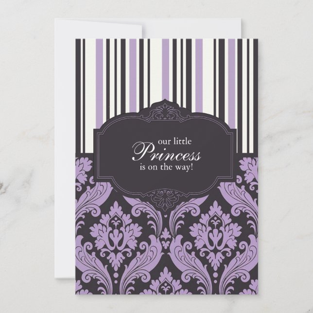 Princess Baby Shower Invitation (Front)
