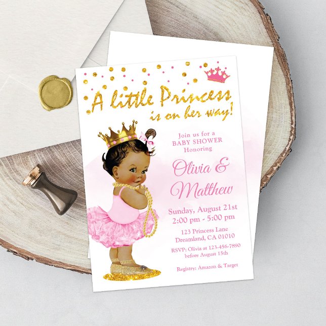 Princess Baby Shower Invitation, Little Princess Invitation (Creator Uploaded)