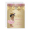 Princess Baby Shower Pink Gold Ballerina Ethnic