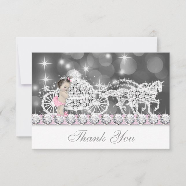Princess Baby Shower Thank You (Front)
