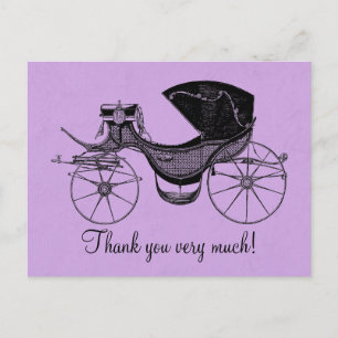 Princess Baby Shower Thank You Postcard